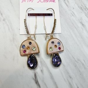 Betsey JohnsonMushroom Drop Earrings
